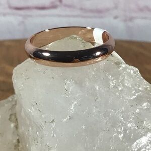 Smooth Rose Gold Filled Band - Size 12
